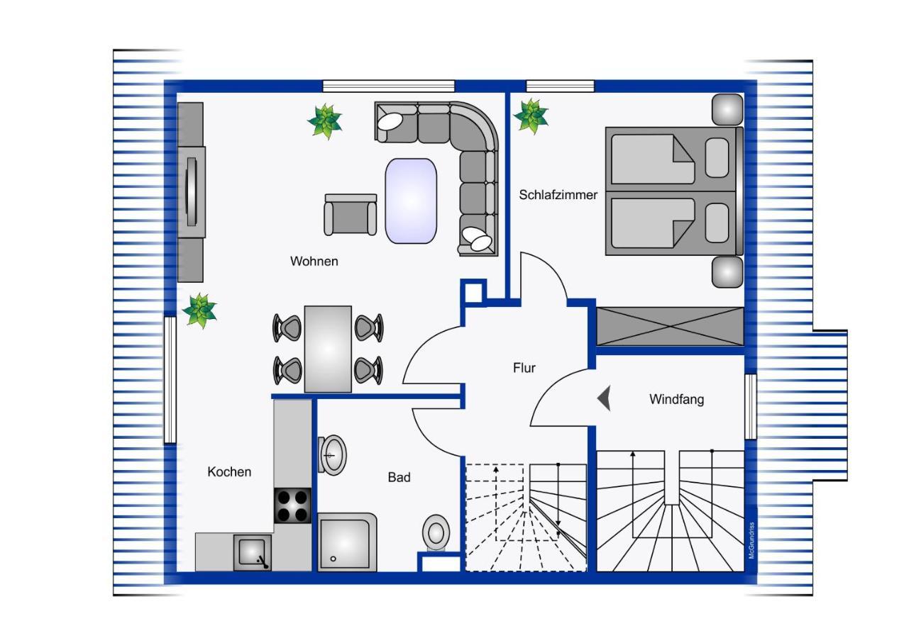 Ferienwohnung Brise Wyk auf Föhr Exterior foto